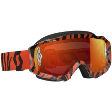 Очки для кросса Scott Hustle MX Goggle Black Fluo Orange Chrome Works