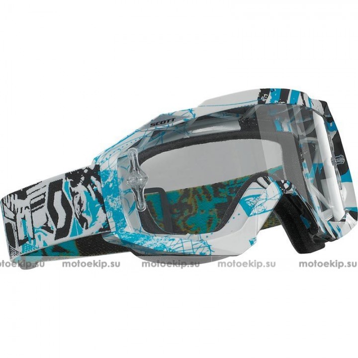 Очки для кросса Scott Hustle MX Vice Black Blue Goggle