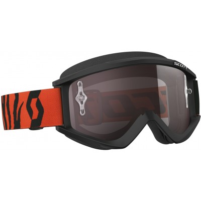 Очки для кросса Scott Recoil XI Goggle Black Fluo Orange Chrome Works