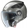Шлем Nolan N33 Evo Classic Scratched Chrome Demi Jet Шлем Nolan N33 Evo Classic Scratched Chrome Demi Jet