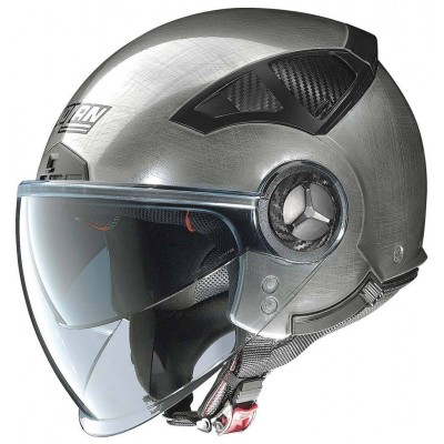 Шлем Nolan N33 Evo Classic Scratched Chrome Demi Jet