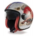 Шлем Premier Vintage Pin Up Old Style Silver Шлем Premier Vintage Pin Up Old Style Silver
