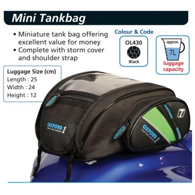 Сумка на бак Oxford 1st Time Mini Tank OL430