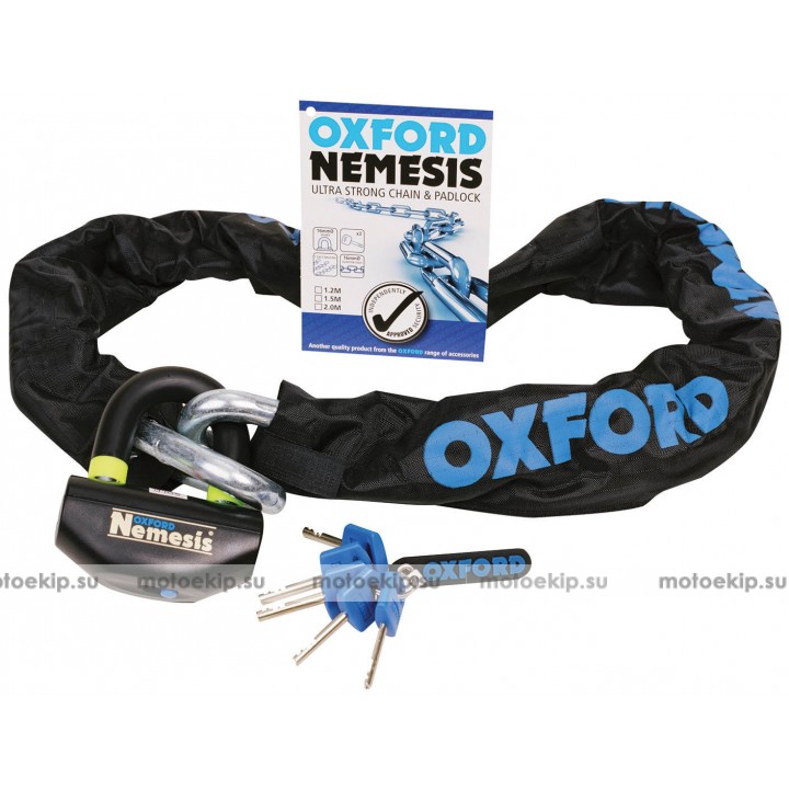 Oxford Nemesis Ultra Strong Chain and Padlock