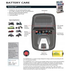 Oxford Oximiser 601 Battery Care