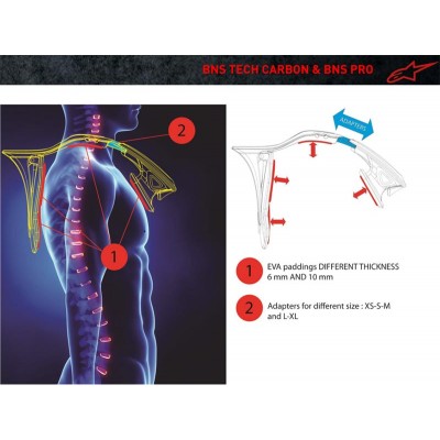 Alpinestars Bionic Neck Support Tech Carbon