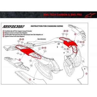Alpinestars Bionic Neck Support Tech Carbon