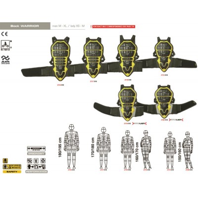 Spidi Back Warrior Back Protector