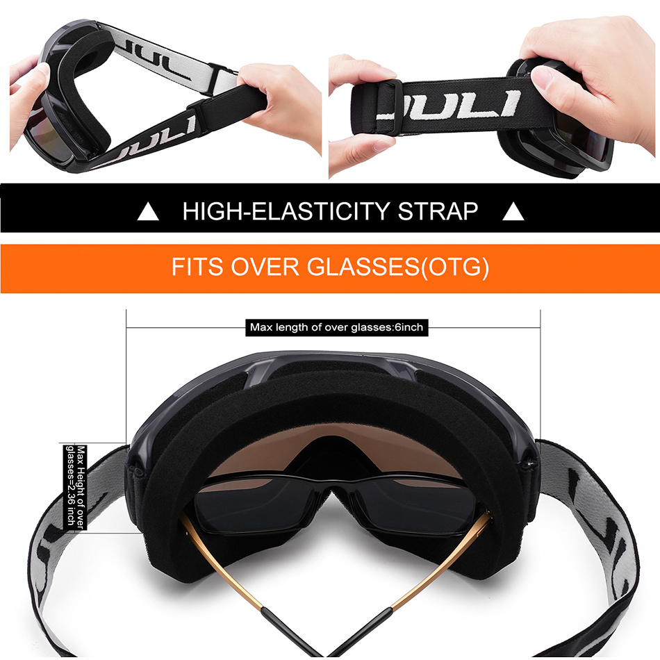 skiing goggles mirror