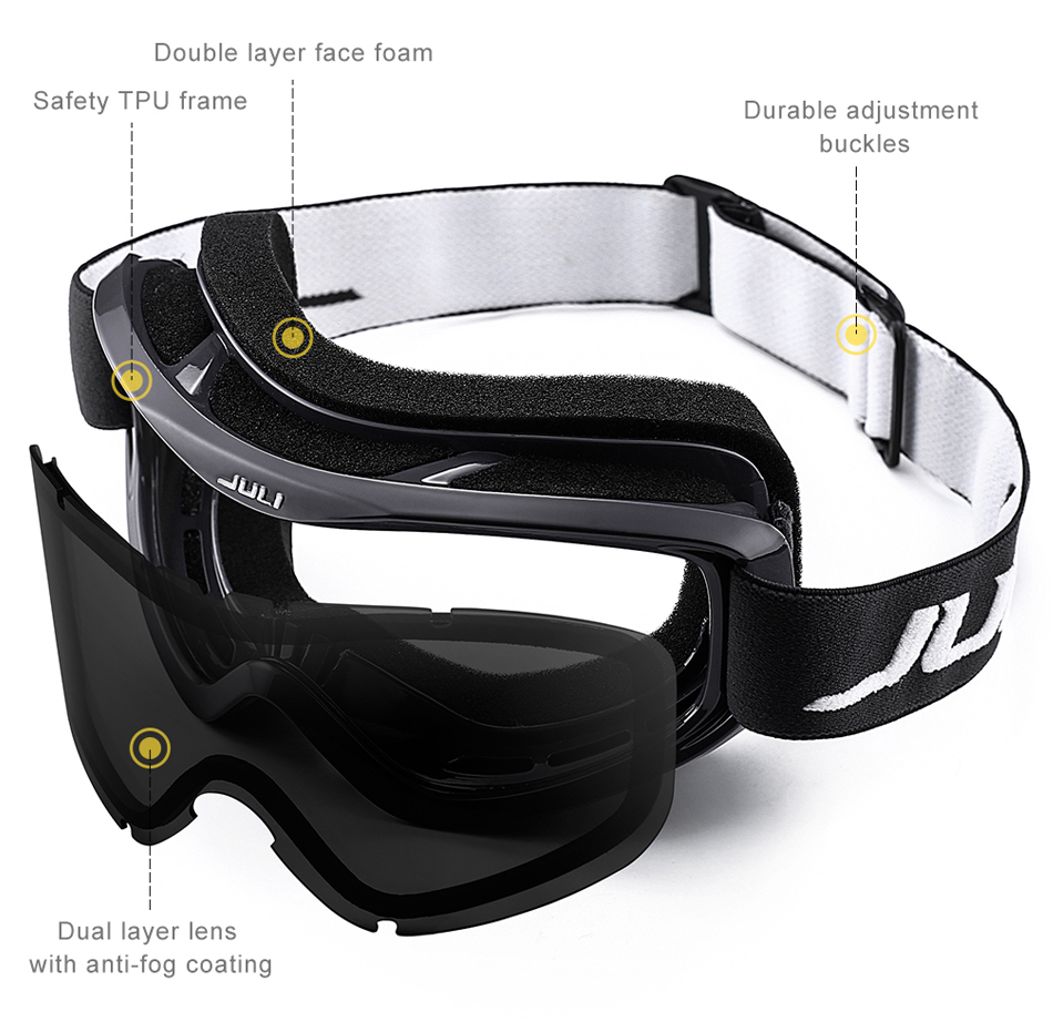 snowboard goggles men anti fog